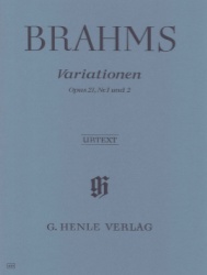 Variations, Op. 21, Nos. 1 & 2 - Piano