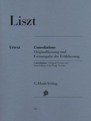 Consolations (Original Version and First Edition of Early Version) - Piano