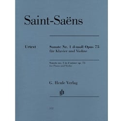 Sonata No. 1 in D Minor, Op. 75 - Violin and Piano