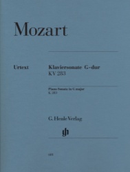 Sonata in G Major, K. 283 - Piano