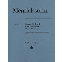 Sonata in D major, Op. 58 - Cello and Piano