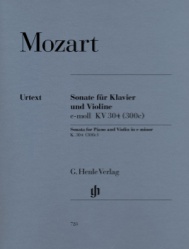 Sonata in E Minor, K. 304 - Violin and Piano