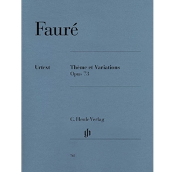 Theme and Variations, Op. 73 - Piano