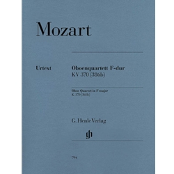 Oboe Quartet in F Major, K. 370 (386b) - Oboe, Violin, Viola and Cello