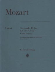 Serenade No. 10 in B-flat Major, K. 361 "Gran Partita" - Set of Parts