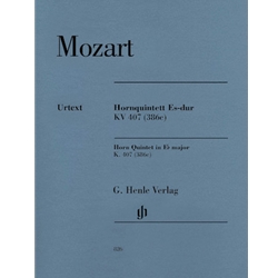 Quintet, K. 407 - Horn, Violin, Two Violas and Cello (Parts)