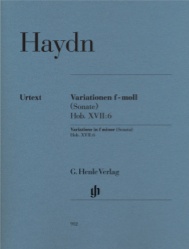 Variations in F Minor (Sonata), Hob. XVII:6 - Piano