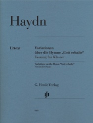 Variations on the Hymn "Gott erhalte" - Piano