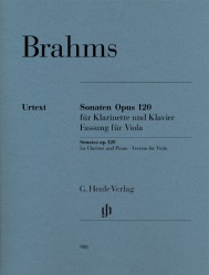 Sonatas, Op. 120 - Viola and Piano