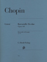 Barcarolle in F-sharp Major, Op. 60 - Piano