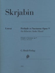 Prelude and Nocturne, Op. 9 - Piano (Left Hand)