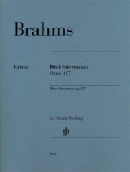 3 Intermezzi, Op. 117 - Piano