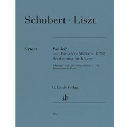 Wohin? from "Die Schone Mullerin" D 795 - Piano Solo