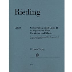 Concertino in Hungarian Style in A Minor, Op. 21 - Violin and Piano