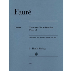 Nocturne No. 6 in D-Flat Major, Op. 63 - Piano Solo