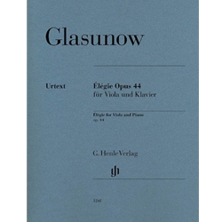 Elegy, Op. 44 - Viola and Piano