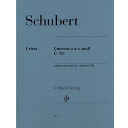 String Quartet Movement (Quartettsatz) in C Minor, D. 703