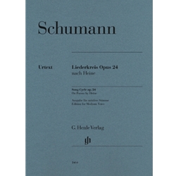 Liederkreis Op. 24 - Medium Voice and Piano