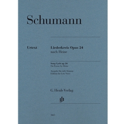 Liederkreis Op. 24 - Low Voice and Piano