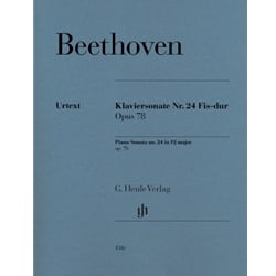 Sonata No. 24 Op. 78 in F-Sharp Major - Piano