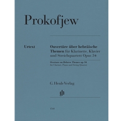 Overture on Hebrew Themes Op. 34 - Clarinet, Piano, and String Quartet