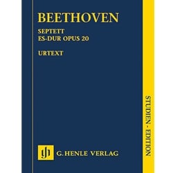 Septet in E-flat Major, Op. 20 - Study Score