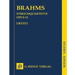 String Quartets, Op. 51 Nos. 1 and 2 - Study Score