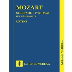 Serenade in C minor, K 388 (384a) - Study Score