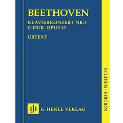 Piano Concerto No. 1, in C Major, Op. 15 - Study Score