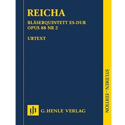 Quintet in E-flat Major, Op. 88, No. 2 - Woodwind Quintet (Score)