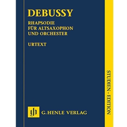 Rhapsody for Alto Saxophone and Orchestra - Study Score