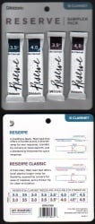 D'Addario Reserve B-flat Clarinet Reed Sampler Pack, 3.5+/4.0