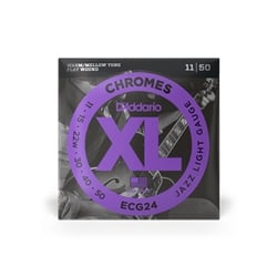 D'Addario ECG24 Chromes Jazz Light (.011-.050) Electric Guitar Strings