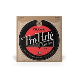 D'Addario EJ47 Pro-Arte 80/20 Bronze Normal Tension Classical Guitar Strings