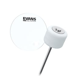 Evans EQ Clear Plastic Bass Drum Single Patch - 2 pack