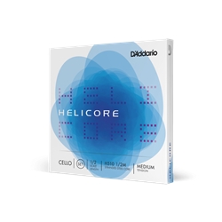 Helicore 1/2 Scale Cello String Set, Medium Tension