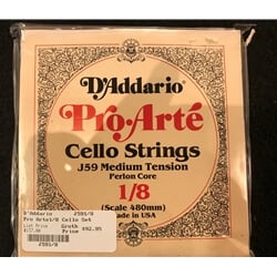 D'Addario Pro-Arte 1/8 Scale Cello Strings Set