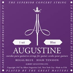 Augustine Regal/Blue High Tension Nylon Classical Guitar Strings