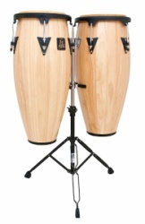 LPA646-AW Aspire Series 10-in/11-in Conga Set - Natural Wood