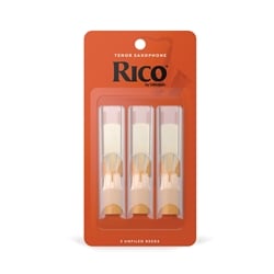 Rico by D'Addario Tenor Saxophone Reeds - 3 pack