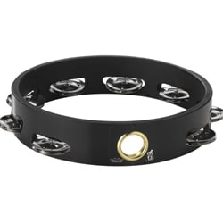 Remo TA-6108-70 Single-Row Headless Tambourine - 8 in, Black