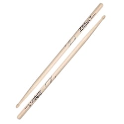 Zildjian 5A Hickory Series Drumsticks - Wood Tip