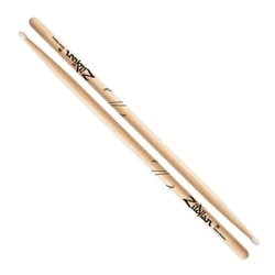 Zildjian 7A Hickory Series Drumsticks - Nylon Tip