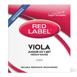 Super-Sensitive Red Label 13" Junior Viola String Set