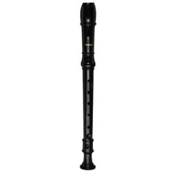 Tudor TD175 Dark Brown 1-Piece Soprano Recorder - Baroque Fingering