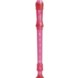 Yamaha YRS-20B Pink 3-Piece Soprano Recorder - Baroque Fingering