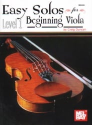 Easy Solos for Beginning Viola, Level 1 - Viola and Piano
