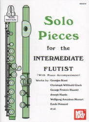 Solo Pieces for the Intermediate Flutist - Flute and Piano with Online Audio