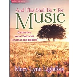 And This Shall Be for Music (Bk/CD) - Medium-Low Voice and Piano