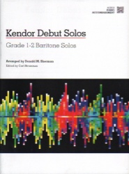 Debut Solos: Baritone (Book/Audio) - Piano Accompaniment